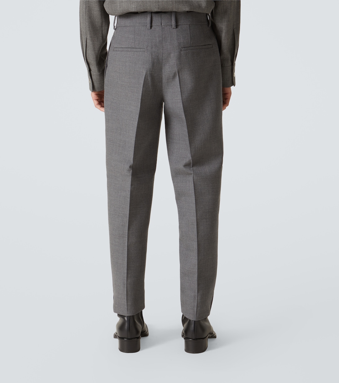 Virgin wool tapered pants | Jil Sander
