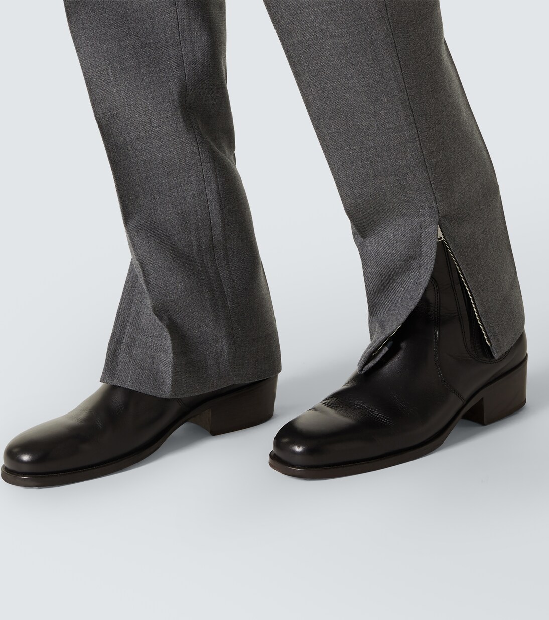 Virgin wool tapered pants | Jil Sander