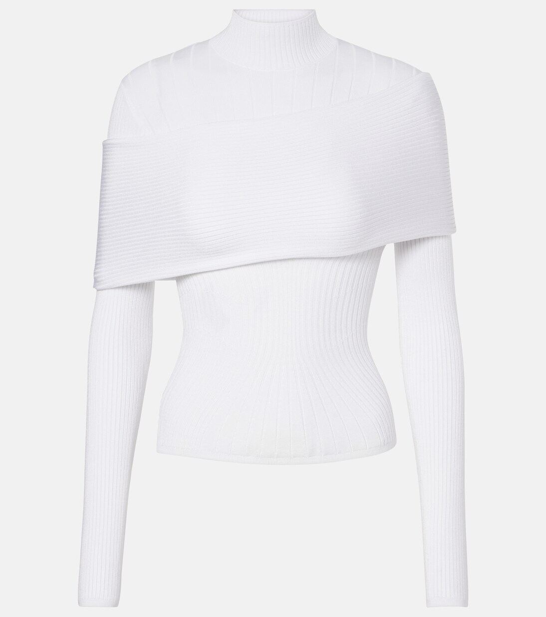 Top aus Rippstrick | Mugler