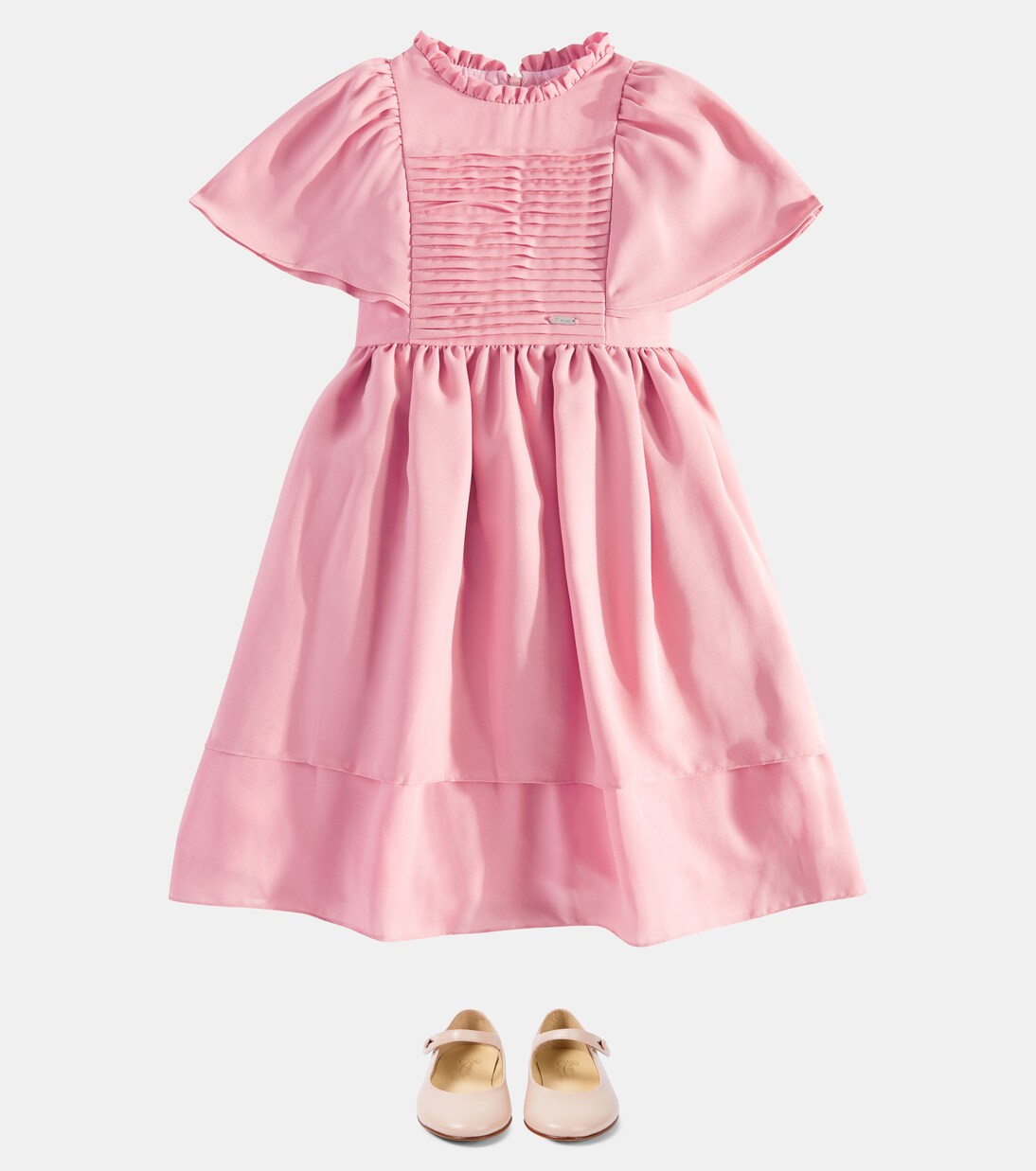 Pleated tiered dress | Patachou