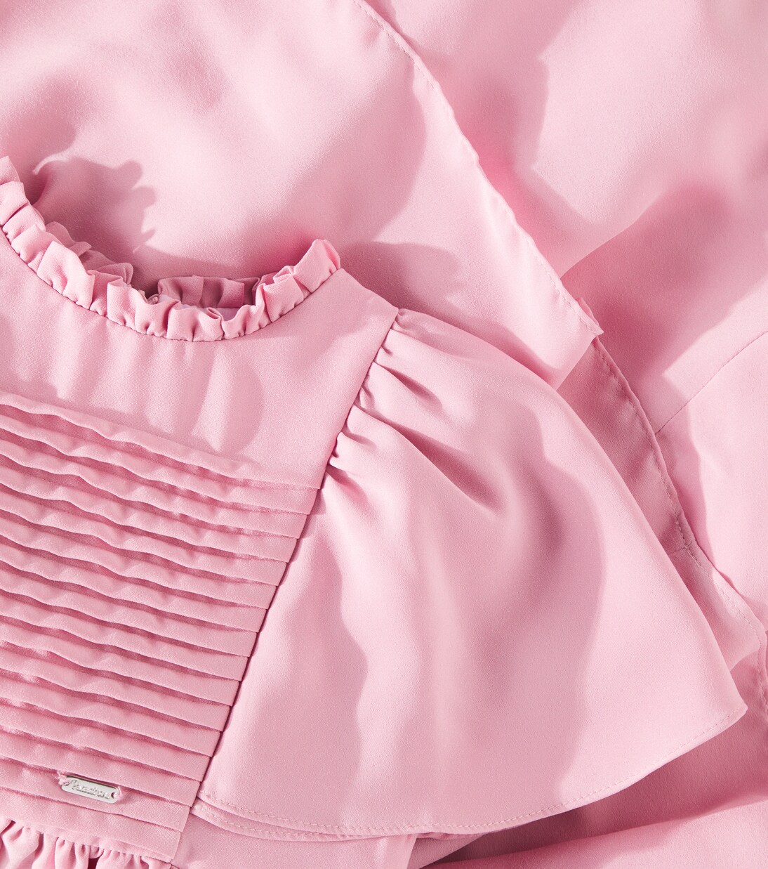 Pleated tiered dress | Patachou