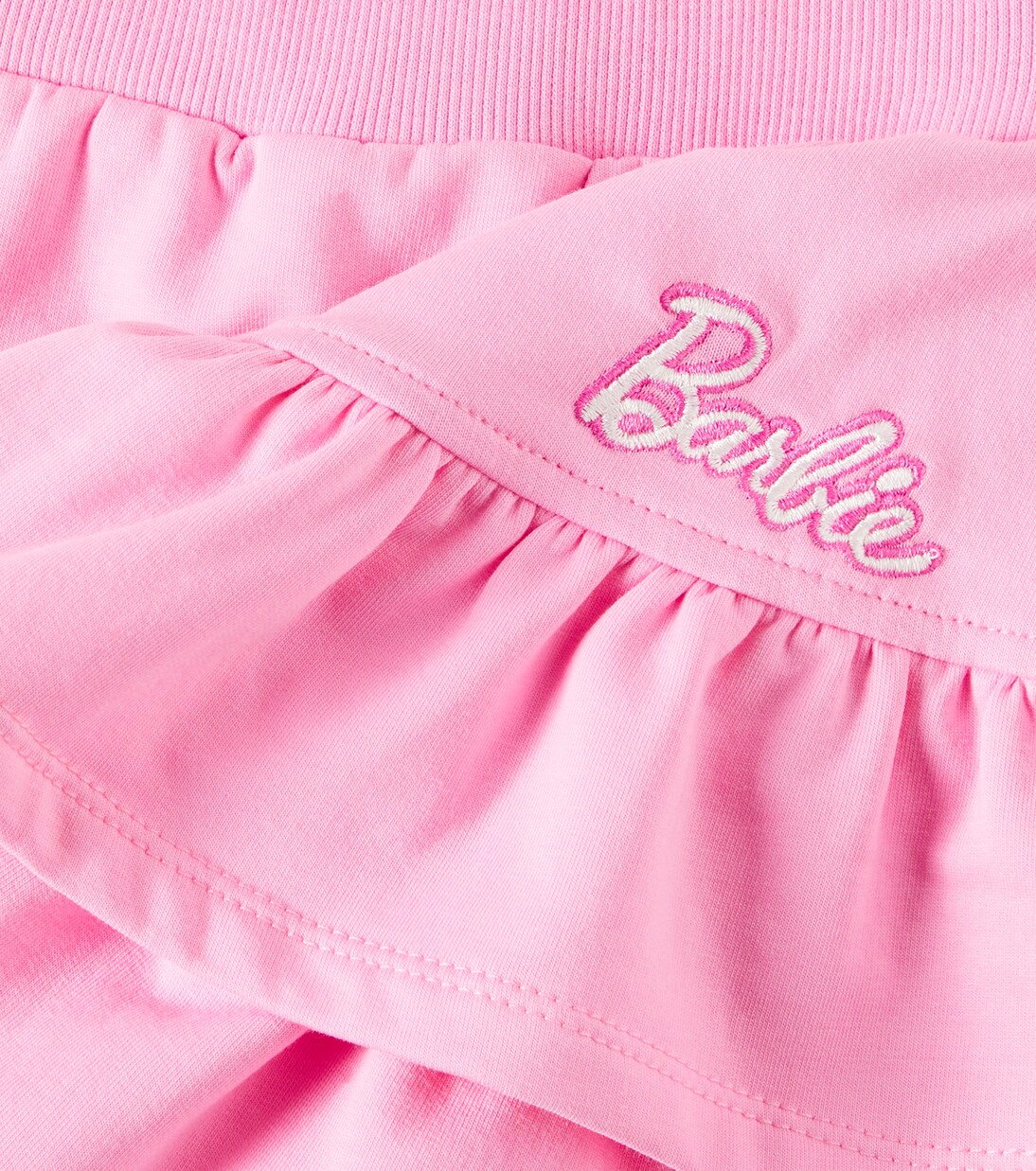 x Barbie® cotton-blend skirt | Monnalisa
