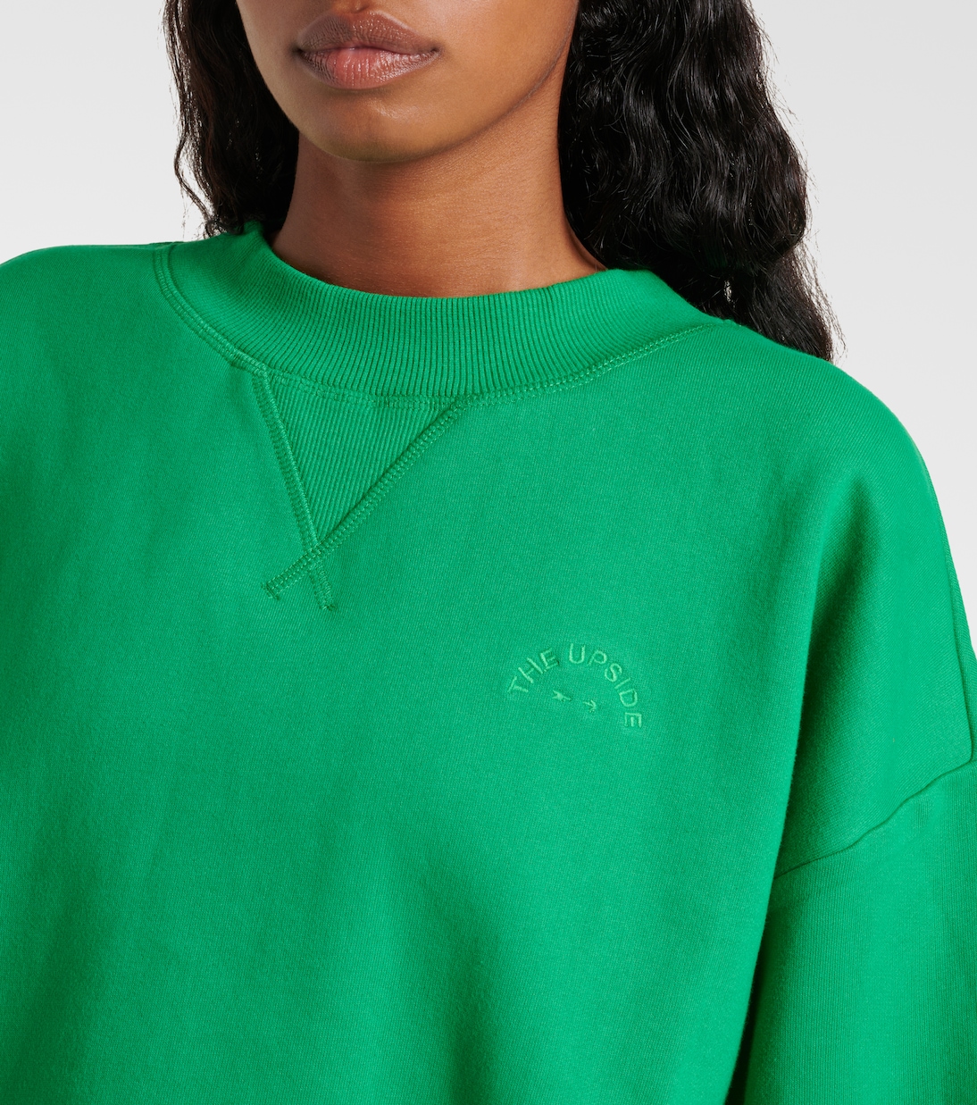 Drifter Dominique cotton fleece sweatshirt | The Upside