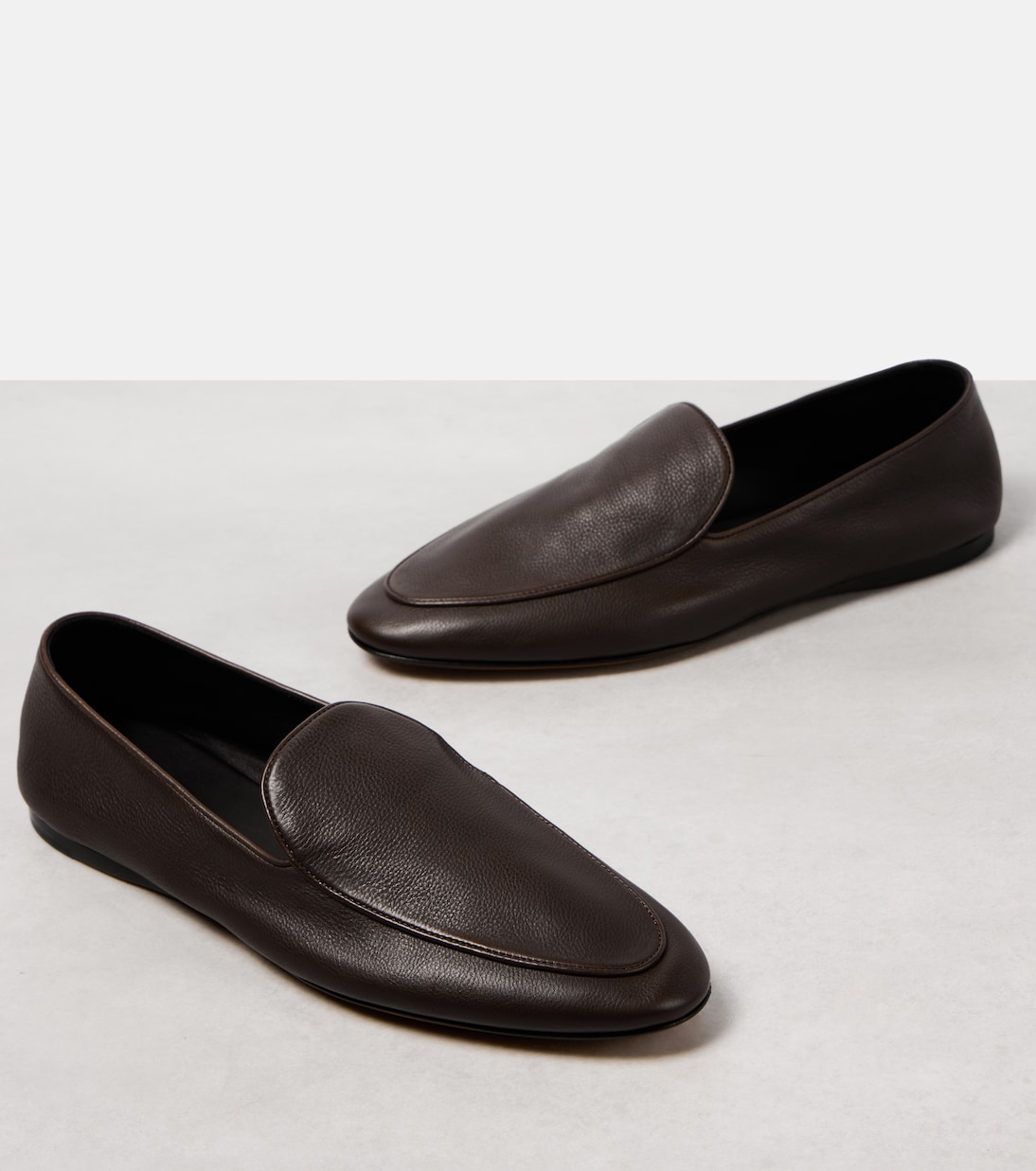 Awar leather loafers | The Row
