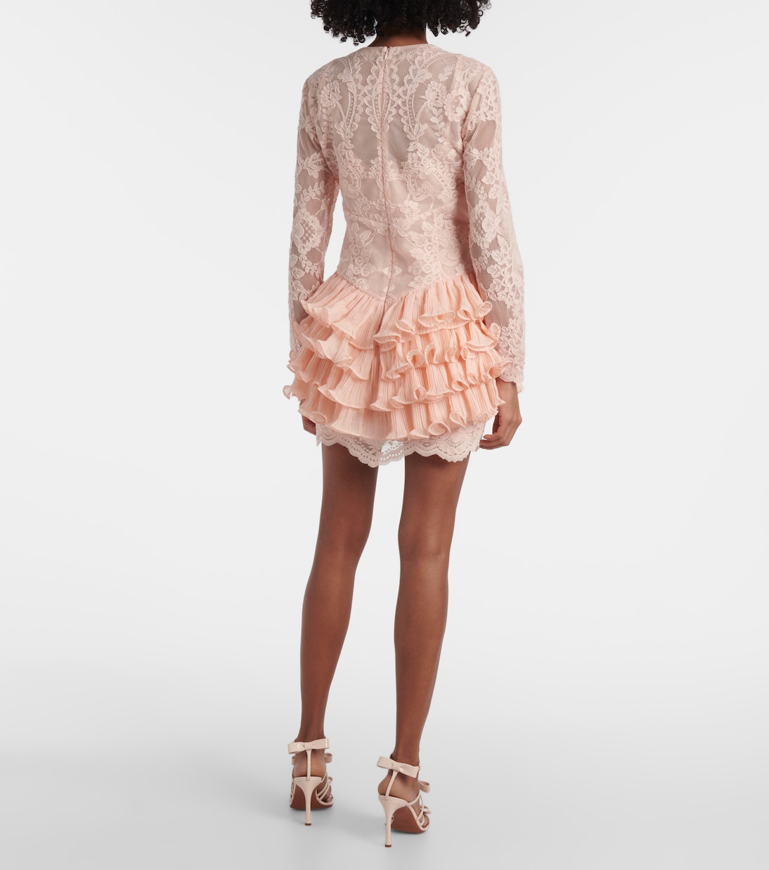 Crush Lace Frill minidress | Zimmermann