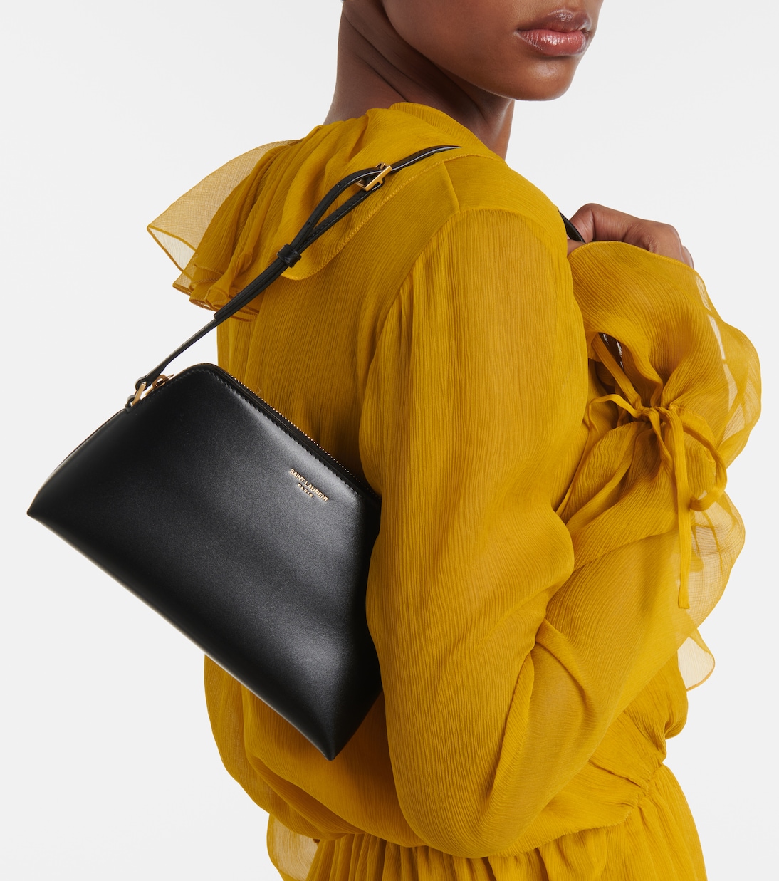 Sac De Jour leather pouch | Saint Laurent