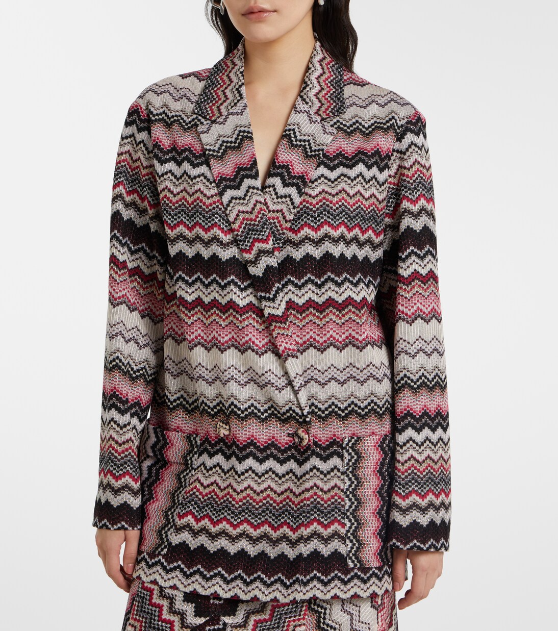 Blazer aus Häkelstrick | Missoni