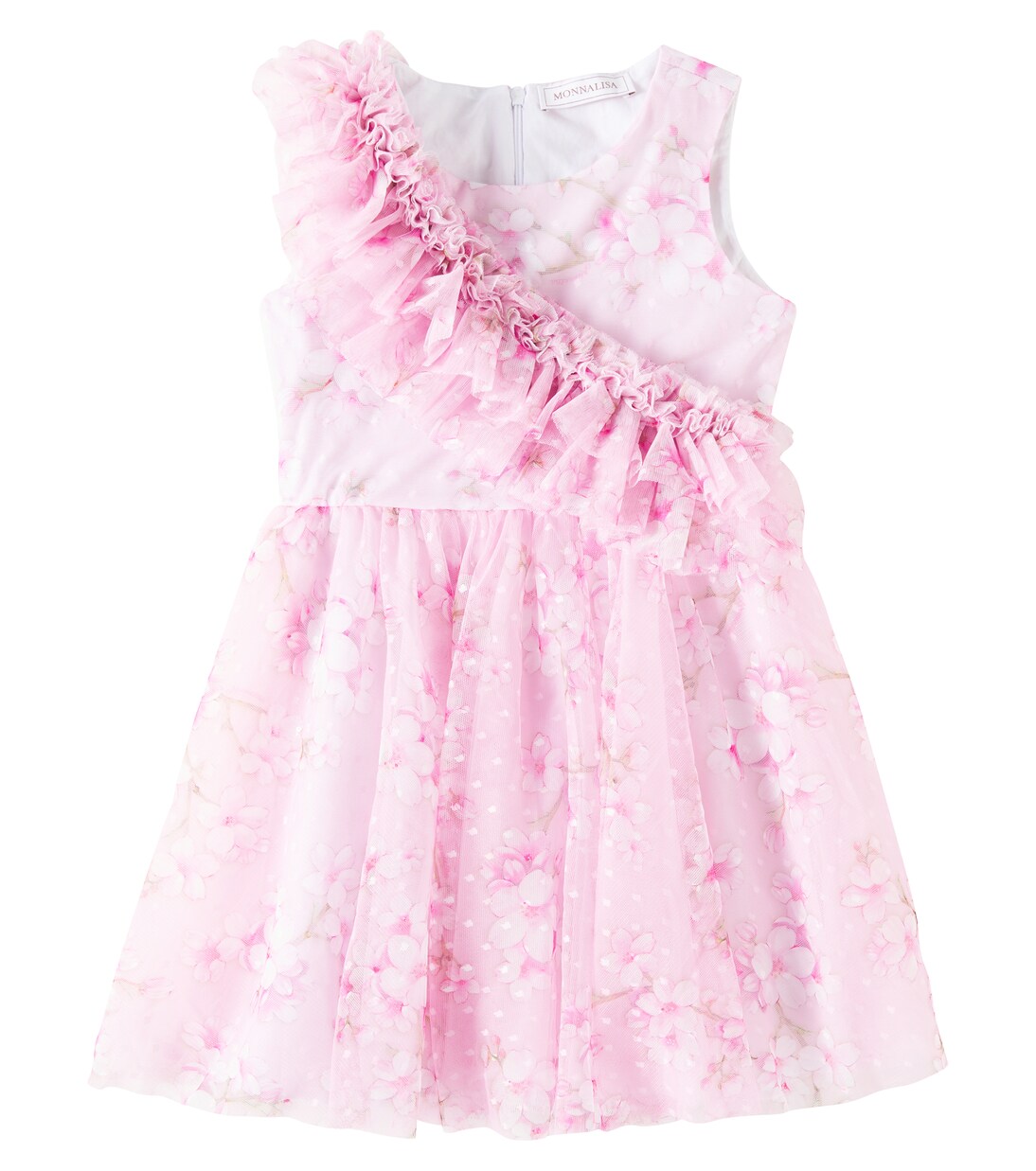 Floral tulle dress | Monnalisa