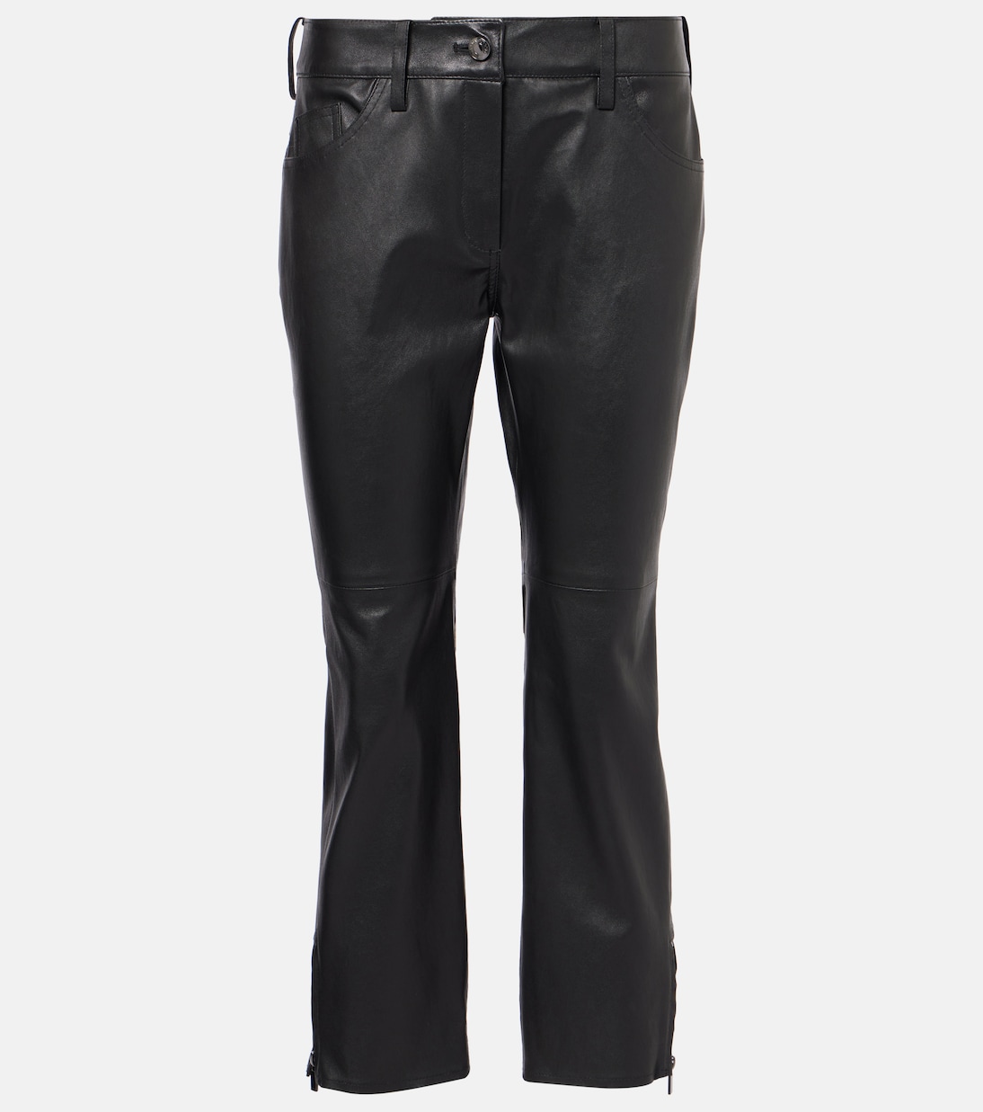 Low-rise leather capris | Magda Butrym