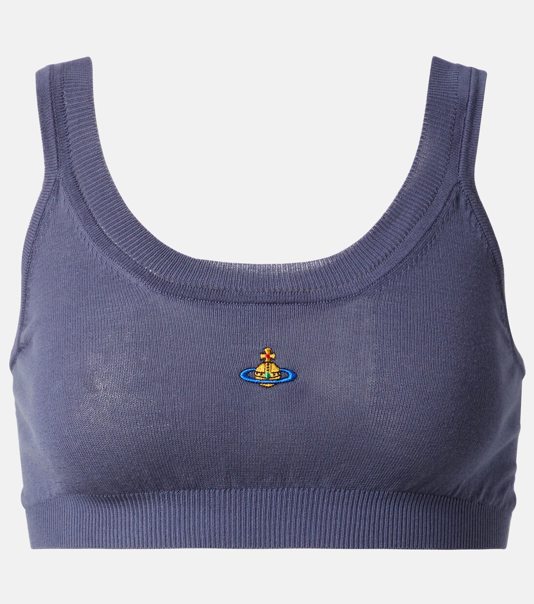 Bea embroidered cotton tank top | Vivienne Westwood