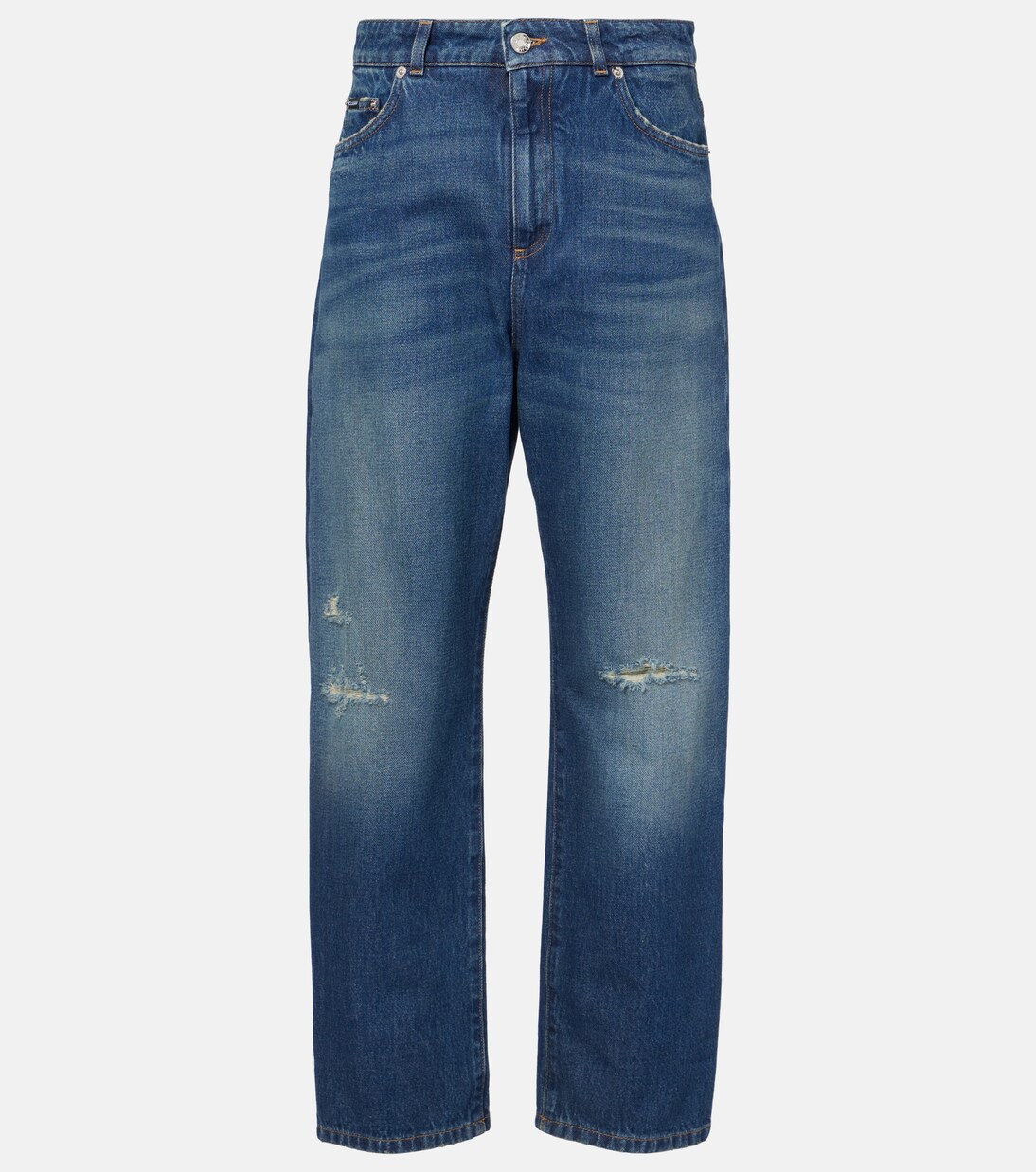 Distressed straight jeans | Dolce&Gabbana