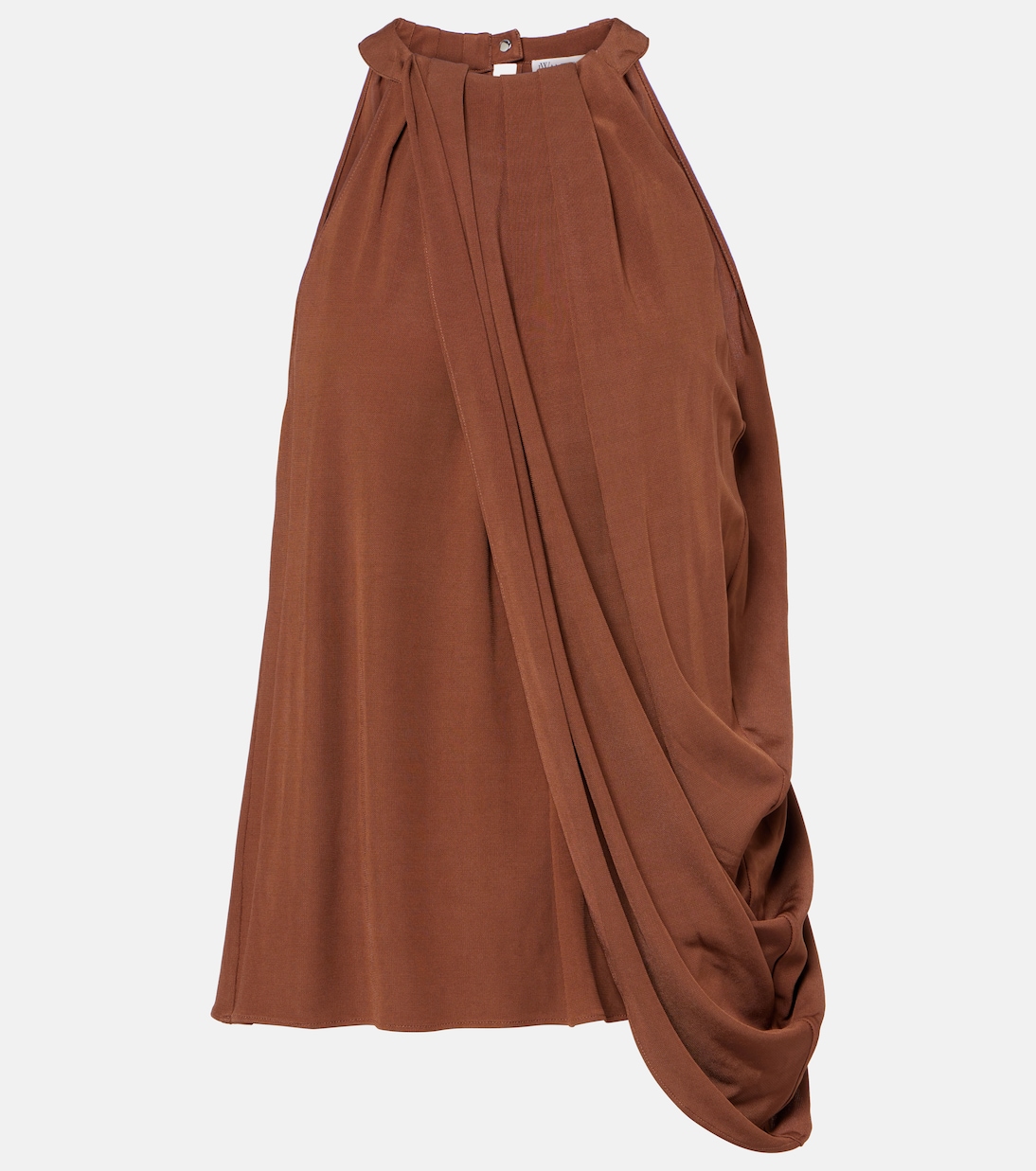 Draped halterneck crêpe top | JW Anderson