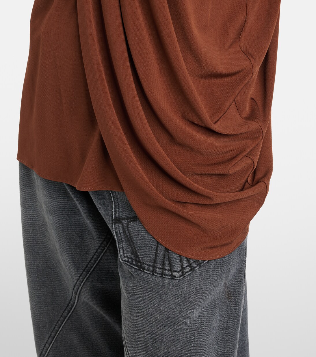 Draped halterneck crêpe top | JW Anderson