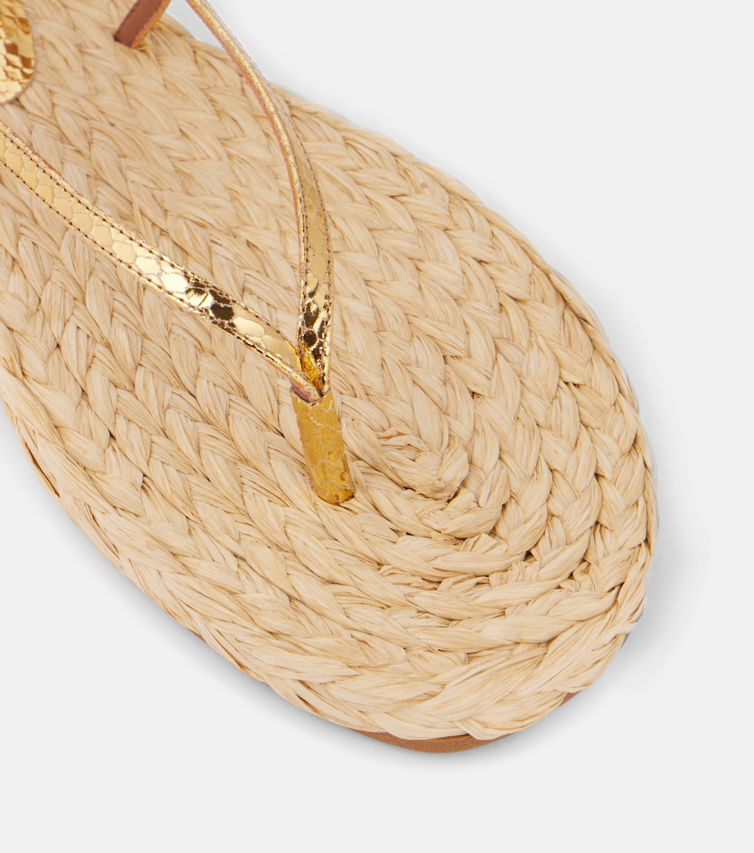 Sandalen Hydra aus Metallic-Leder | Paris Texas