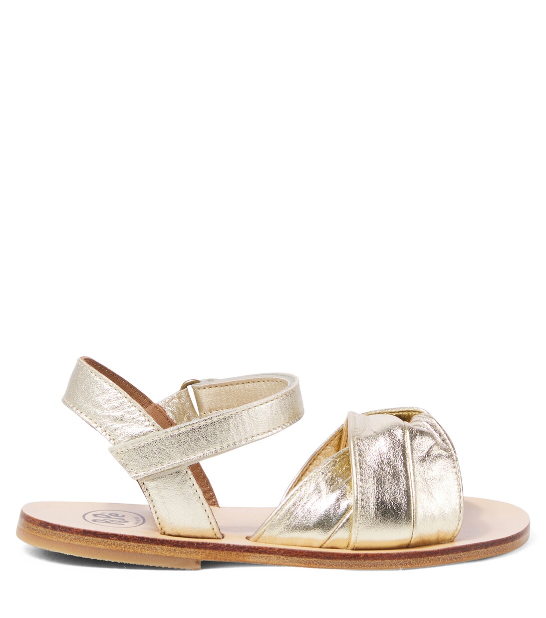 Metallic leather sandals | PèPè