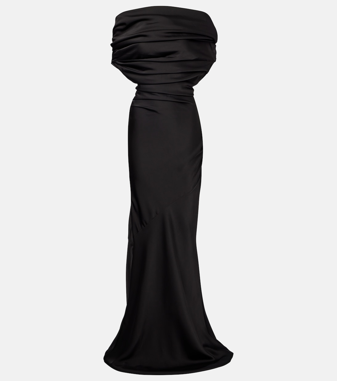 Draped metallic maxi dress | Entire Studios