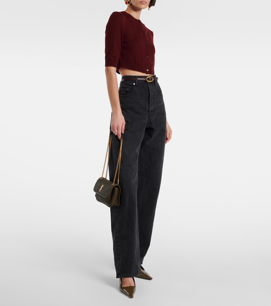 Sac Niki Mini en cuir | Saint Laurent