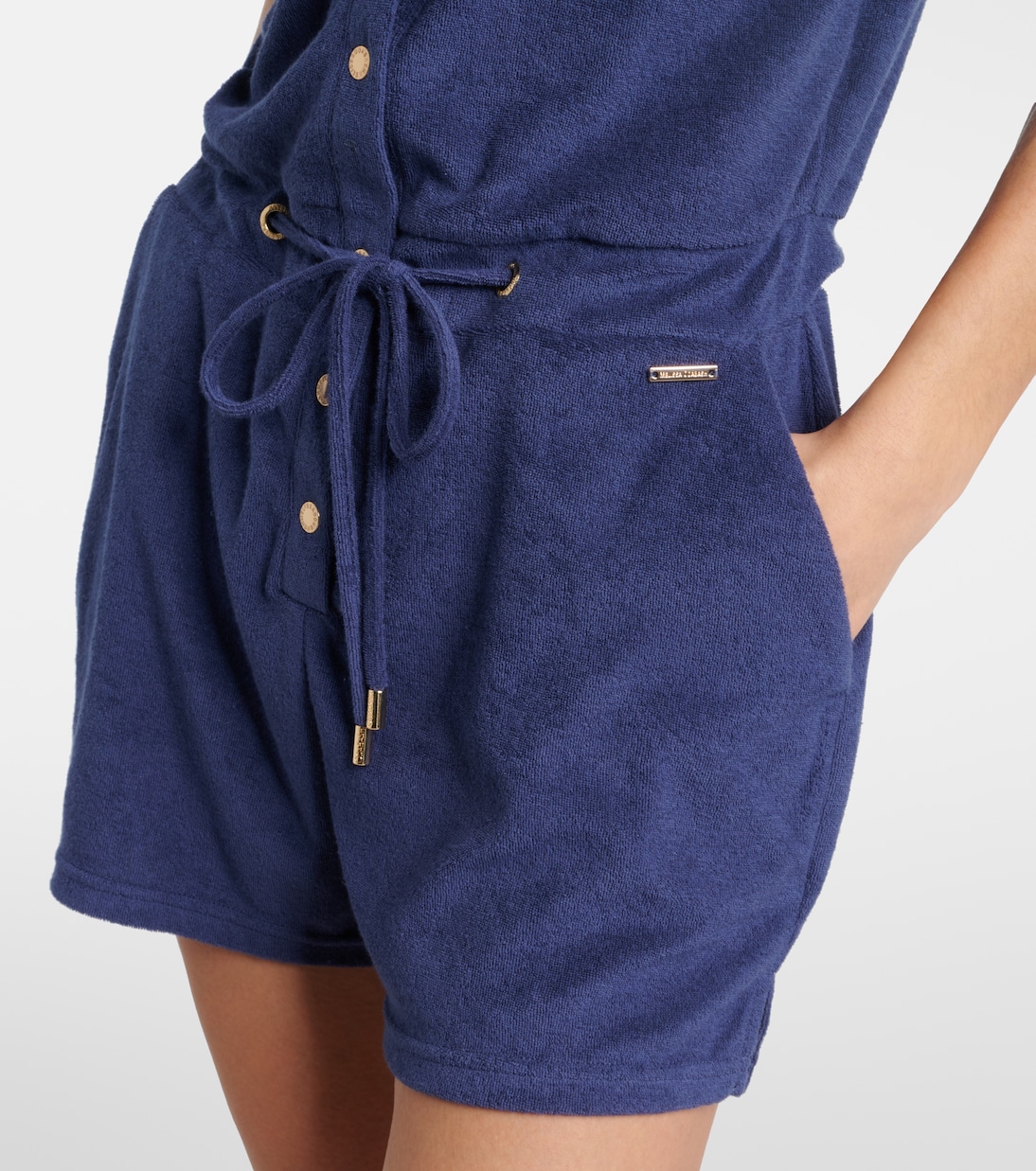 Playsuit Border aus einem Baumwollgemisch | Melissa Odabash