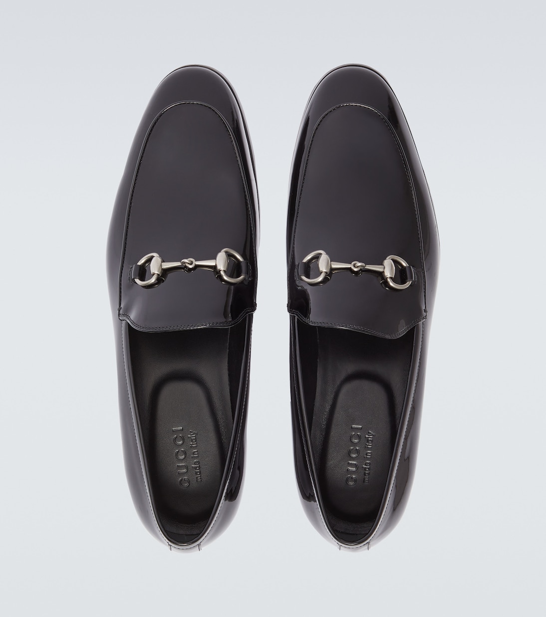 Horsebit patent leather loafers | Gucci