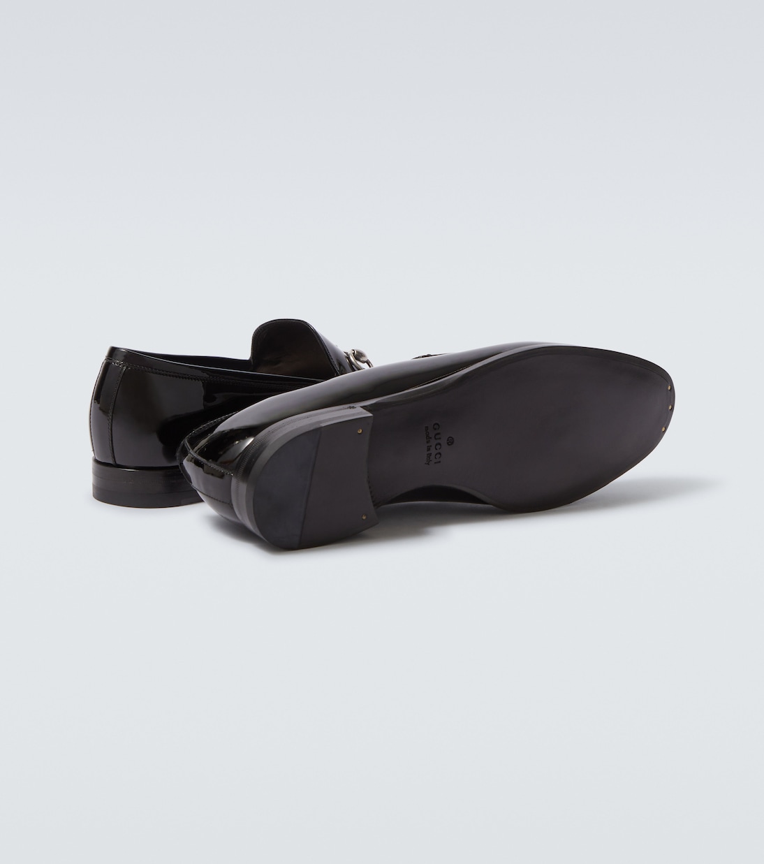 Horsebit patent leather loafers | Gucci