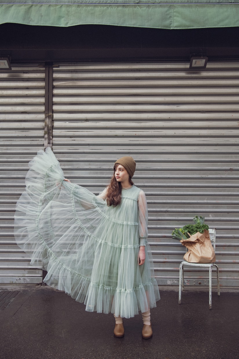 Grace tiered tulle dress | C'era Una Volta