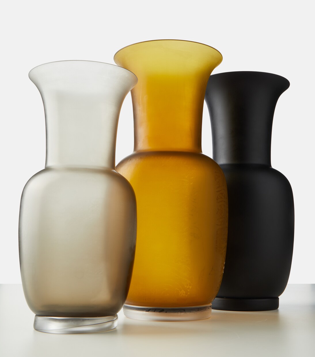 Satin Murano glass vase | Venini