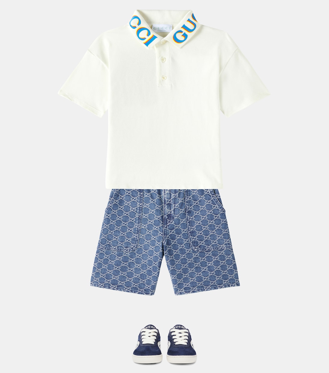 GG denim Bermuda shorts | Gucci Kids