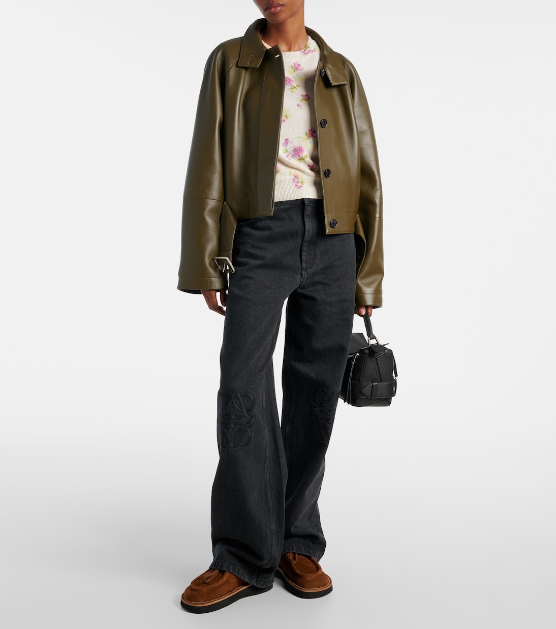 Anagram wide-leg jeans | Loewe