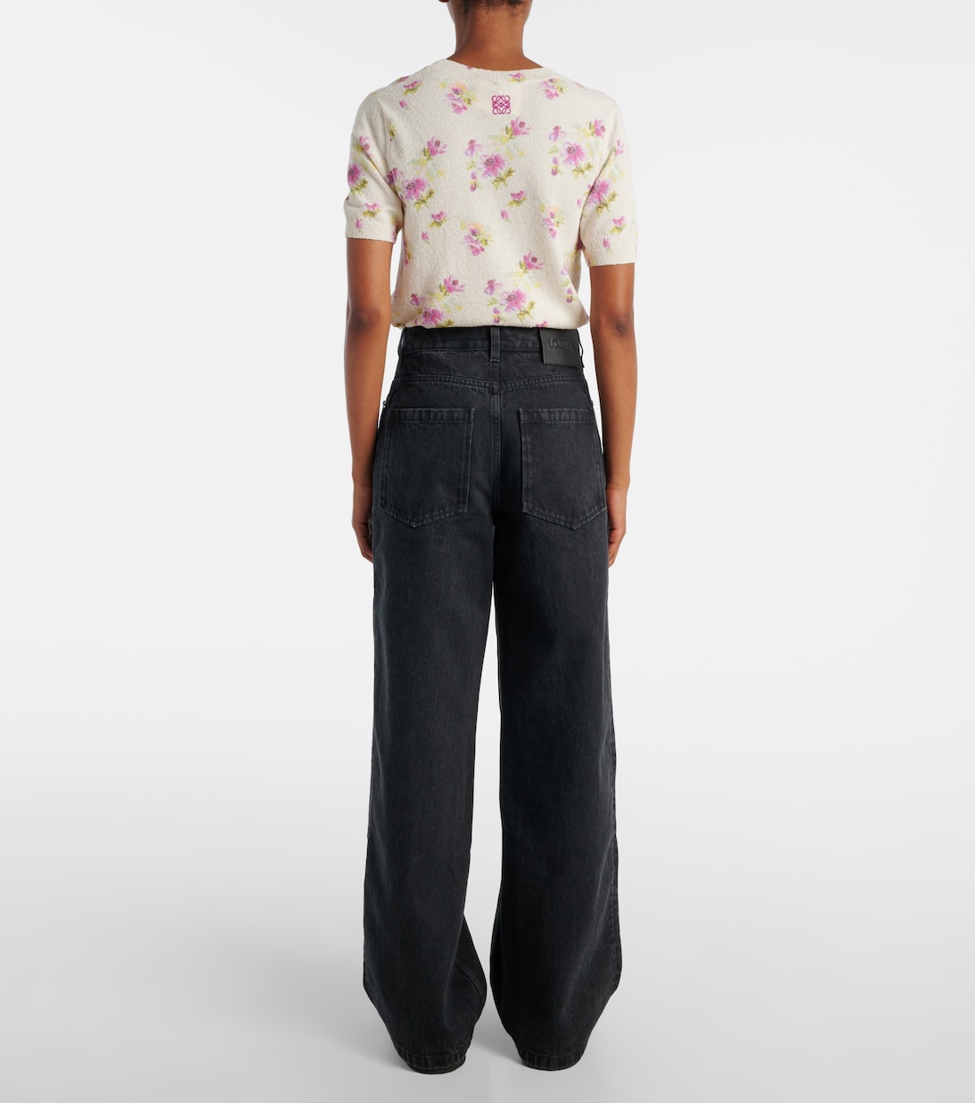 Anagram wide-leg jeans | Loewe
