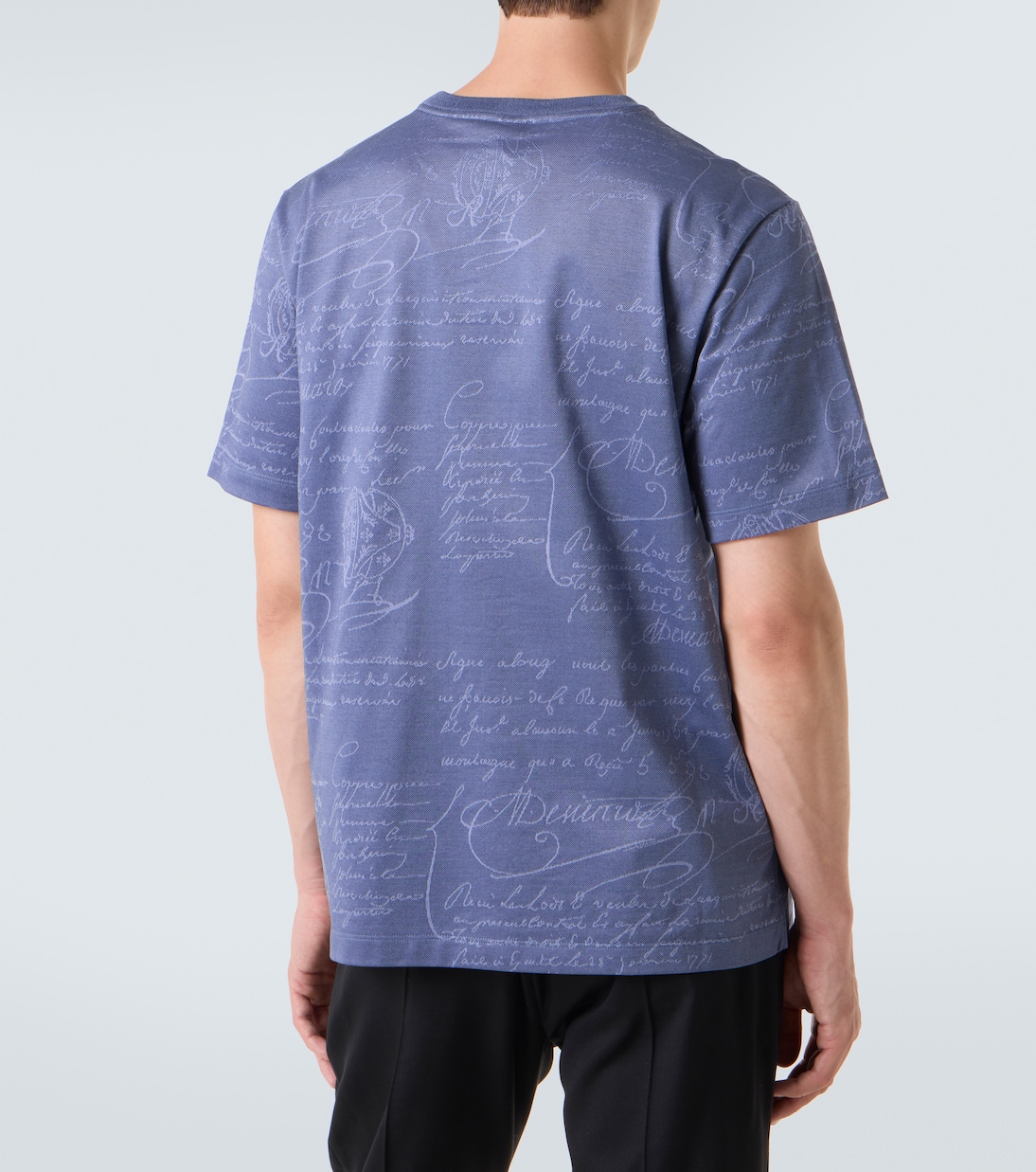 T-shirt in jersey di cotone con stampa | Berluti