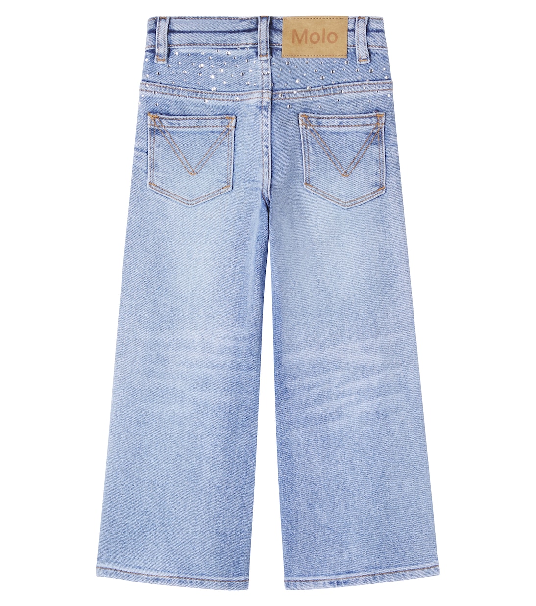 Wide-Leg Jeans Asta mit Kristallen | Molo