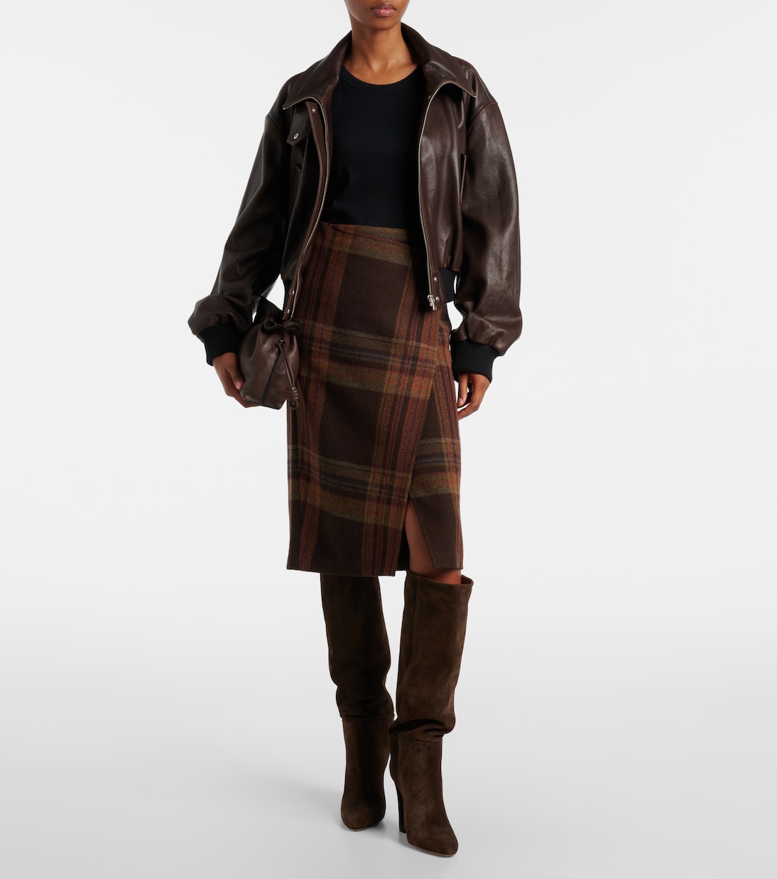 Midirock aus einem Wollgemisch | Polo Ralph Lauren