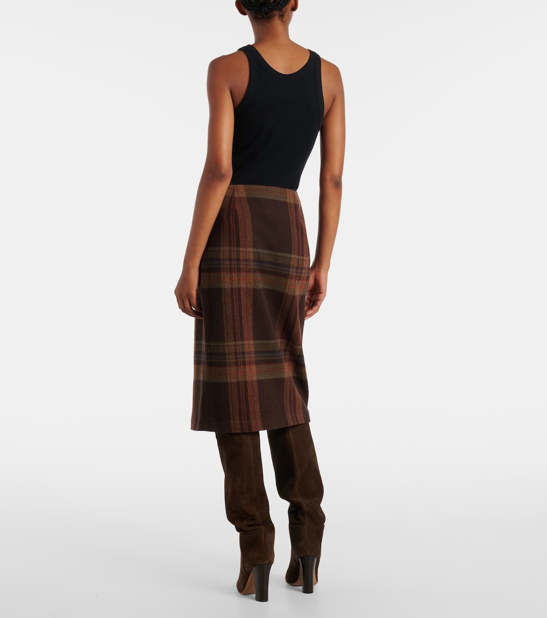 Midirock aus einem Wollgemisch | Polo Ralph Lauren