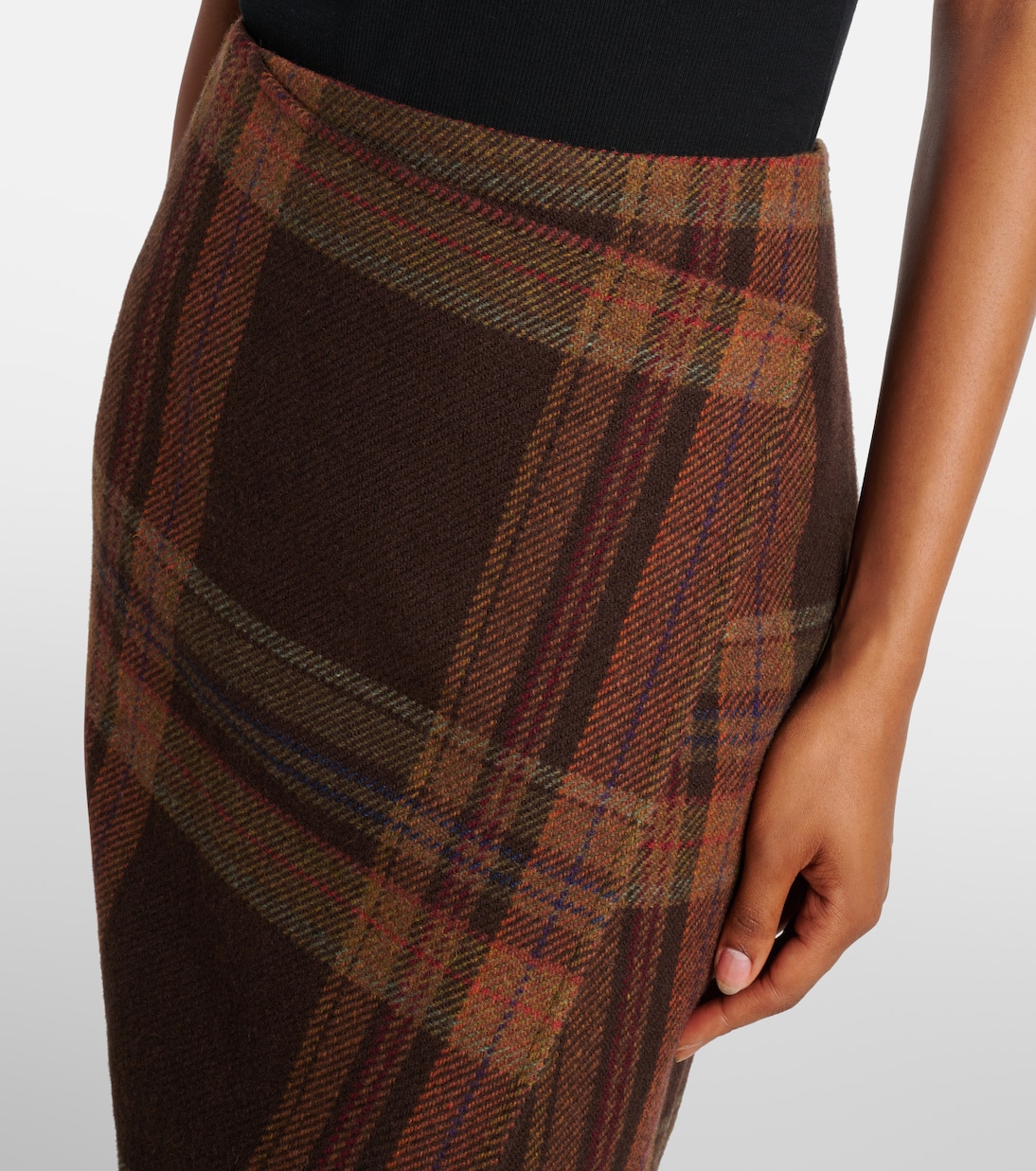 Midirock aus einem Wollgemisch | Polo Ralph Lauren