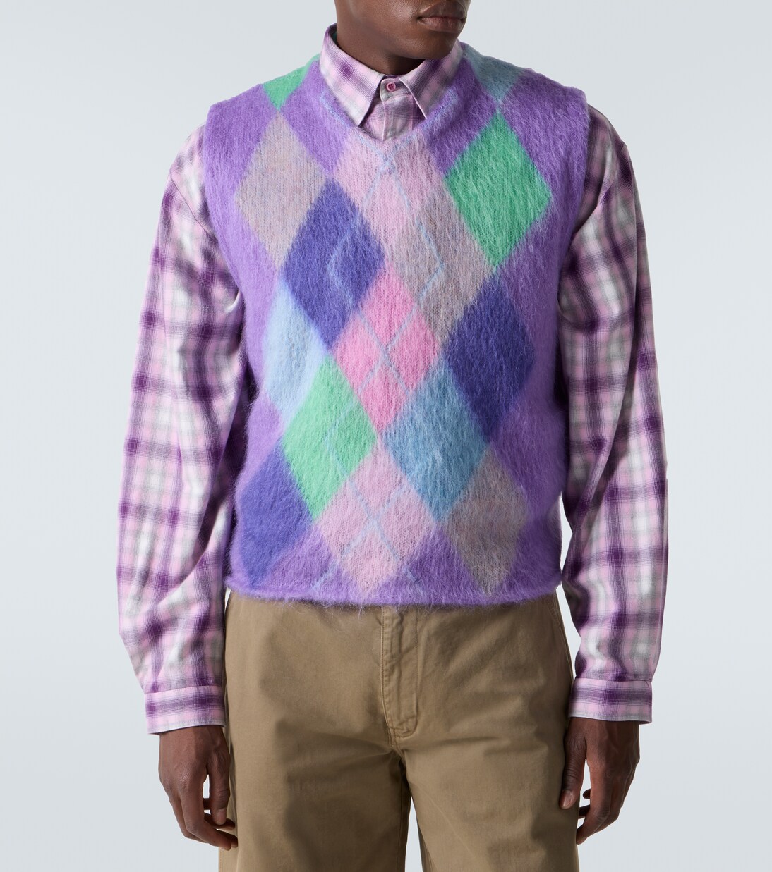 Pull sans manches en mohair mélangé | ERL