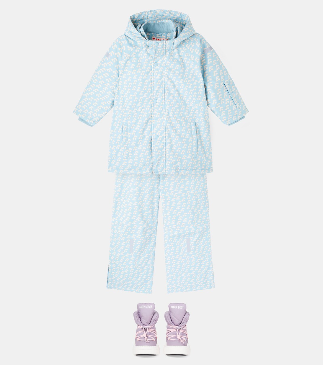 Cherries ski jacket | Tinycottons