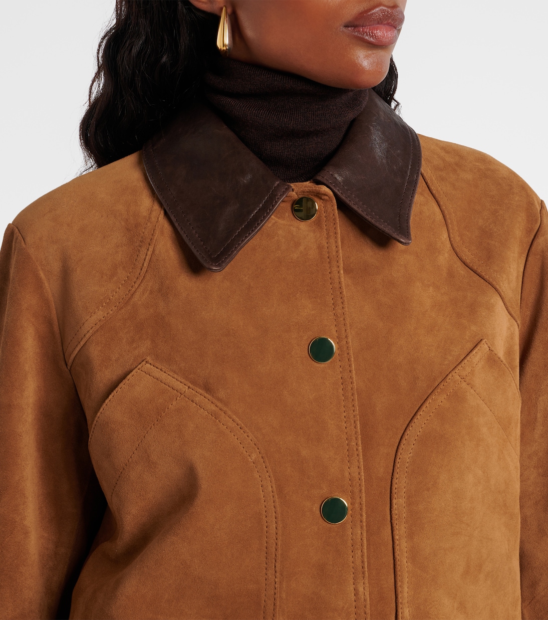 Walters suede field jacket | Veronica Beard