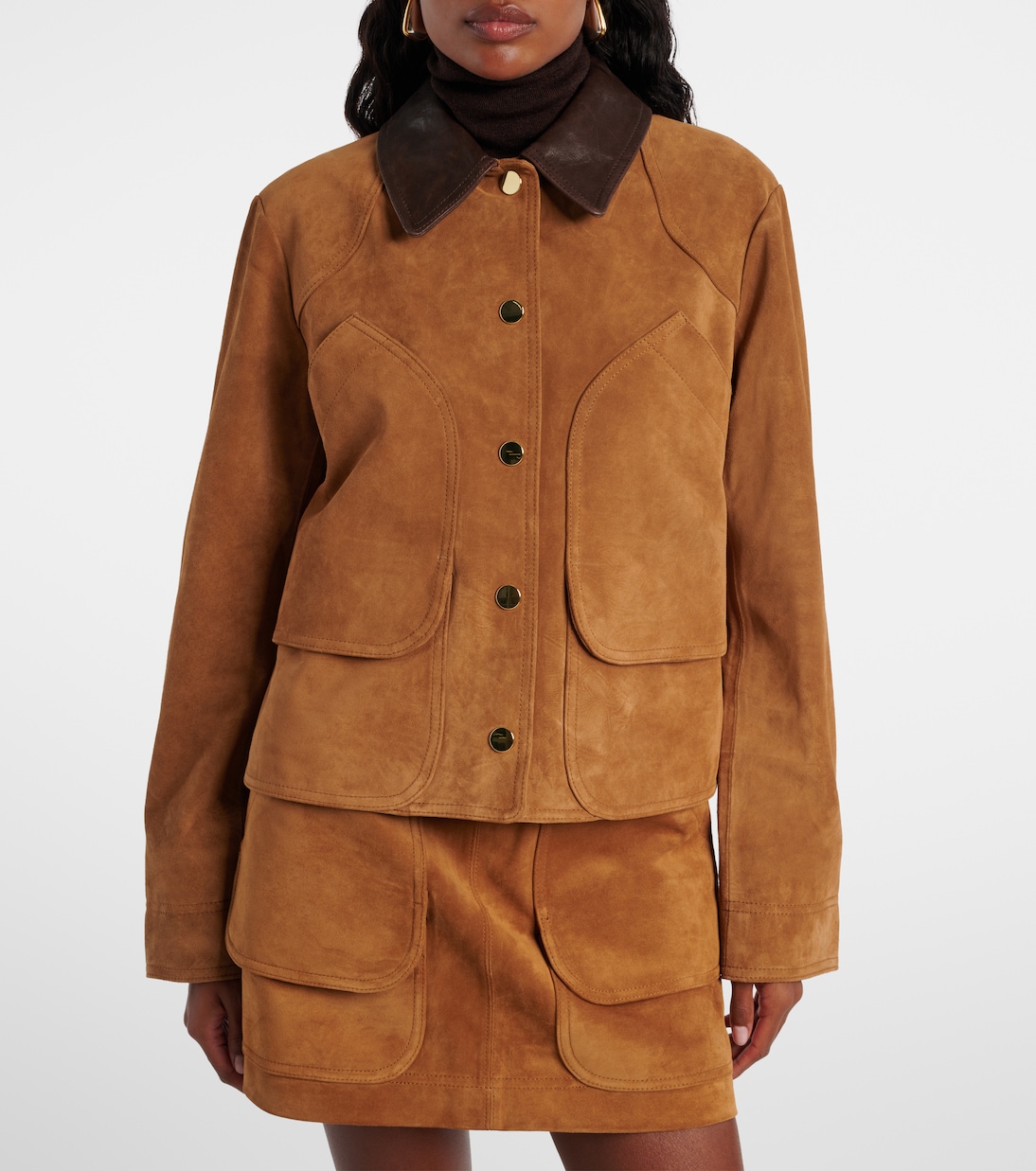 Walters suede field jacket | Veronica Beard