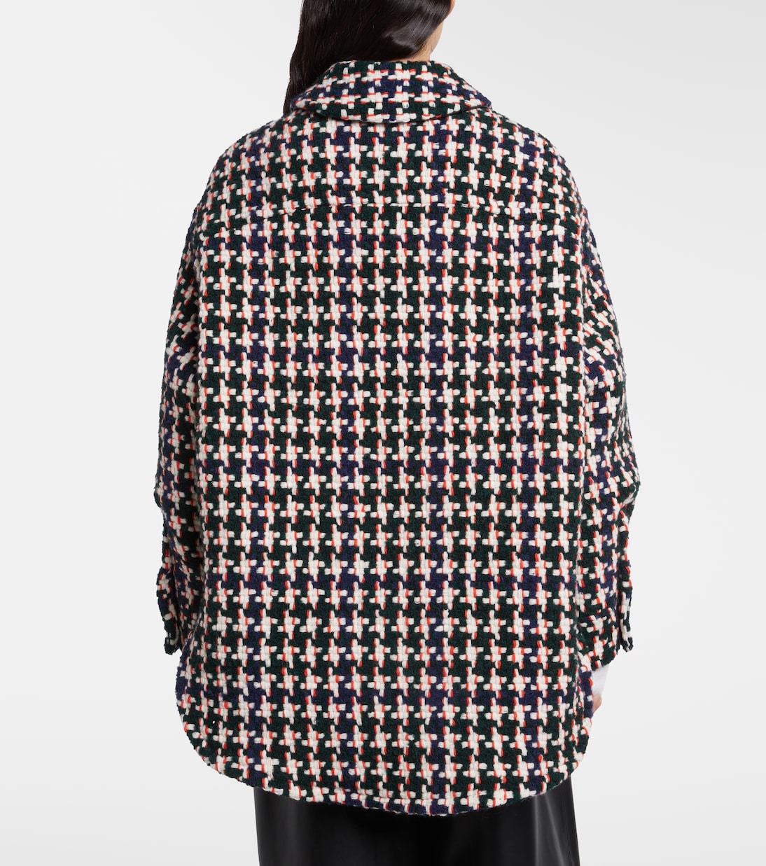 Leather-trimmed overshirt | Loewe