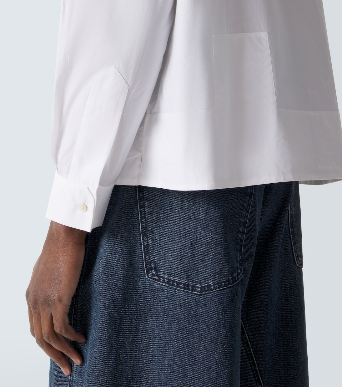 Cotton poplin top | Bode