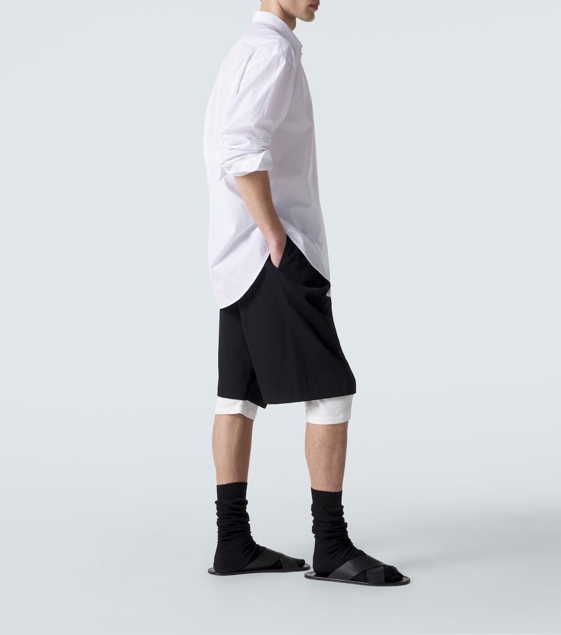 Malick Cross leather sandals | The Row