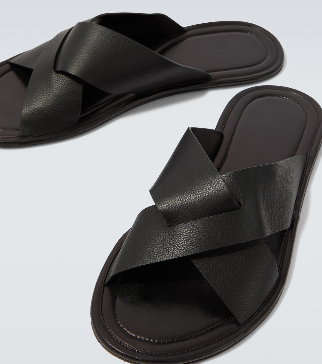 Malick Cross leather sandals | The Row