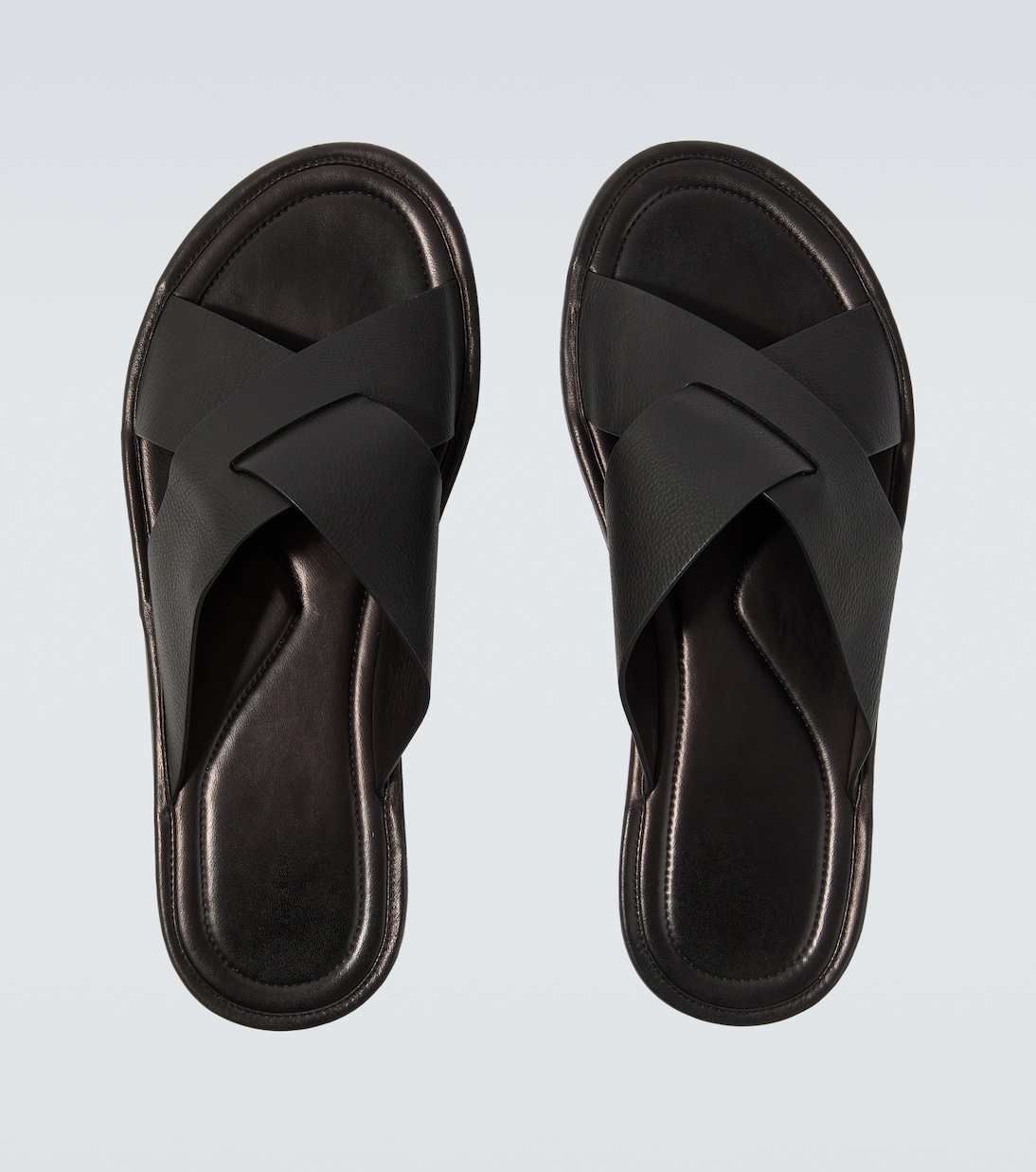 Malick Cross leather sandals | The Row
