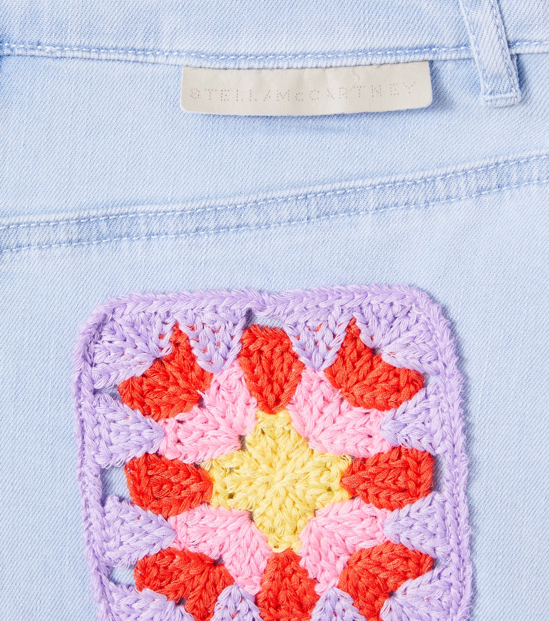 Robe en jean et crochet | Stella McCartney Kids