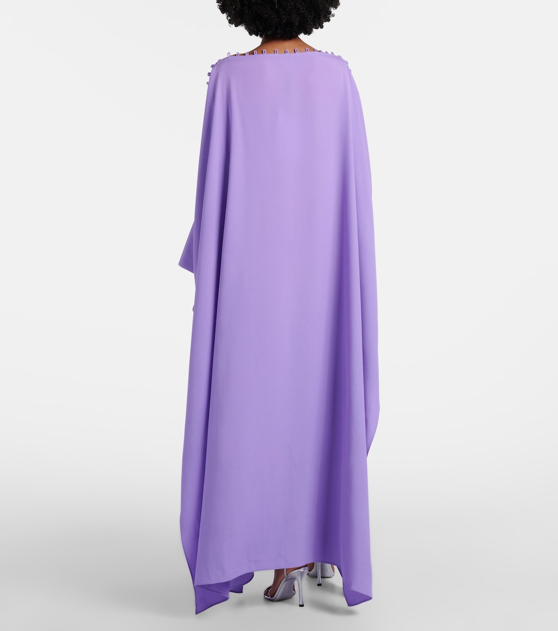 Mila off-shoulder crêpe cady kaftan | Taller Marmo