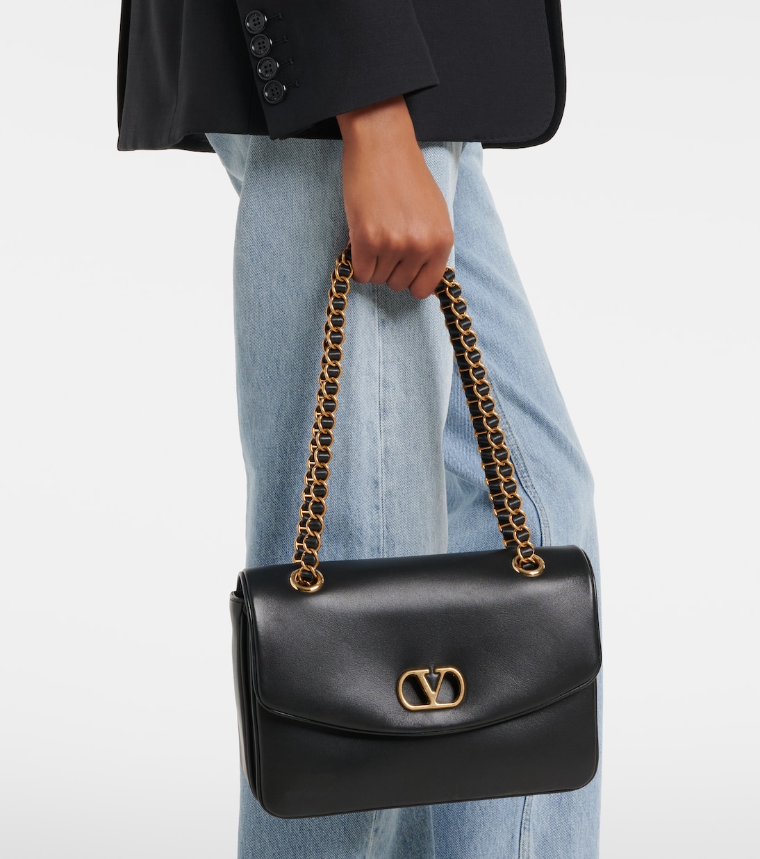 Schultertasche Djuna Medium aus Leder | Valentino Garavani