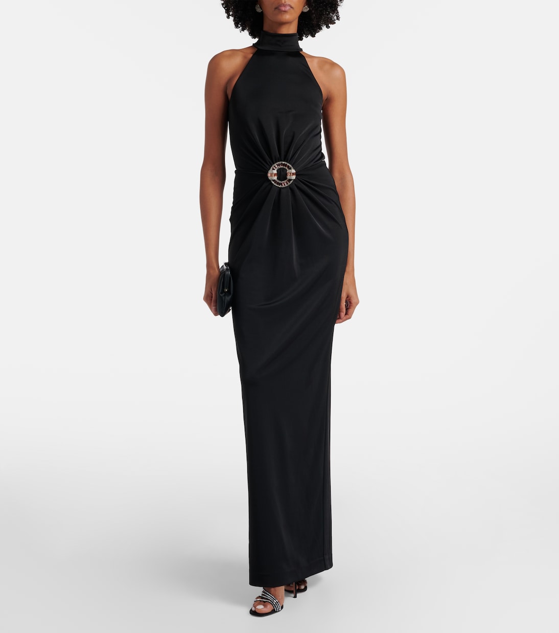 Nala embellished halterneck gown | Rebecca Vallance