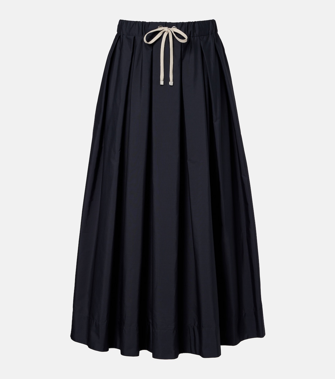 Pineta pleated cotton midi skirt | 'S Max Mara