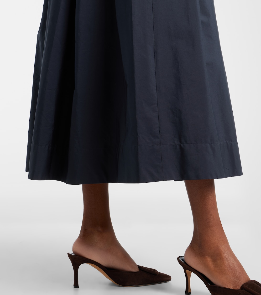 Pineta pleated cotton midi skirt | 'S Max Mara