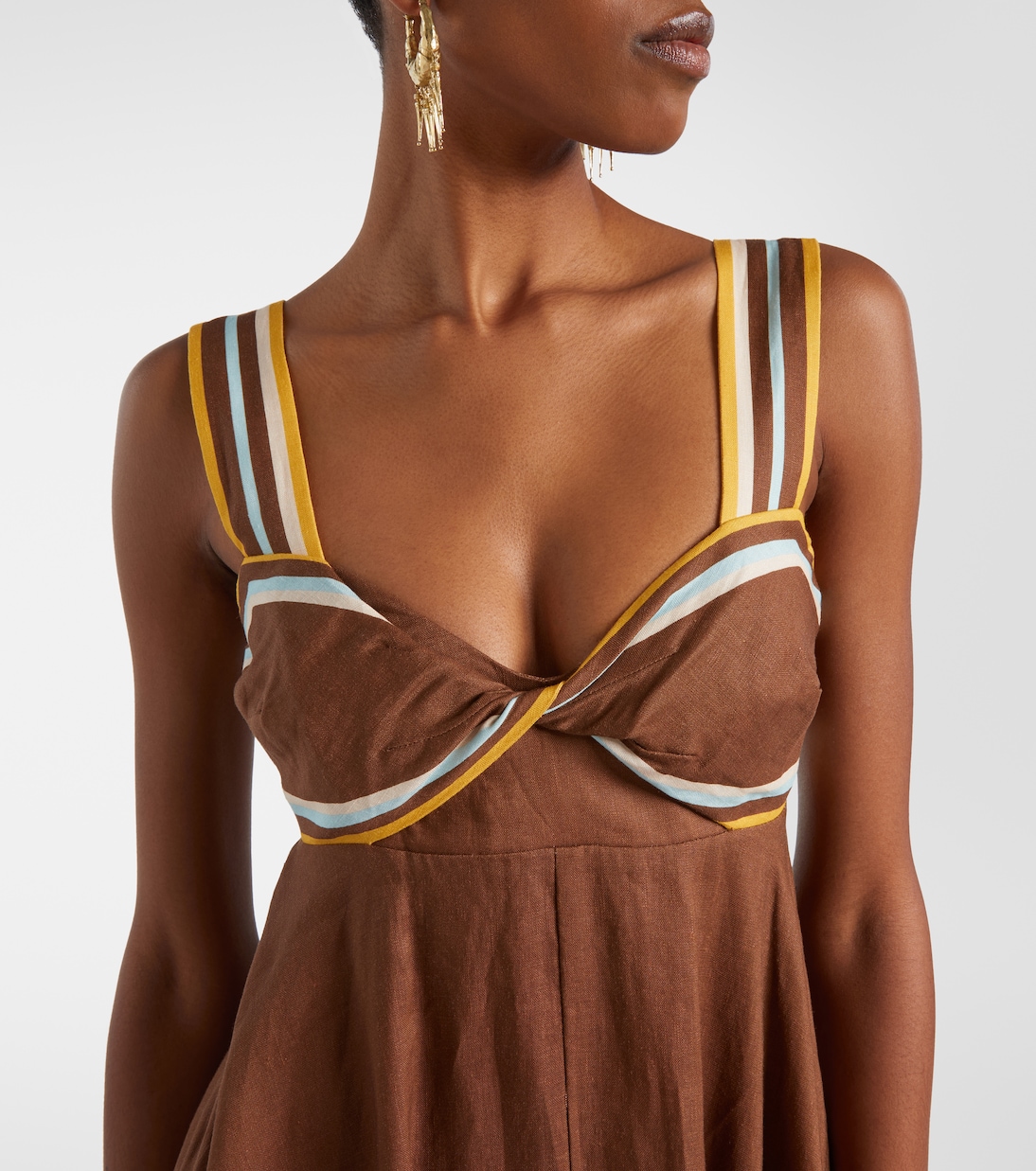 Midikleid Alfie aus Leinen | Alémais